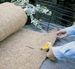 Coco Fiber Liner Roll – 36" x 20 ft Cut-to-Fit Planter & Basket Liner
