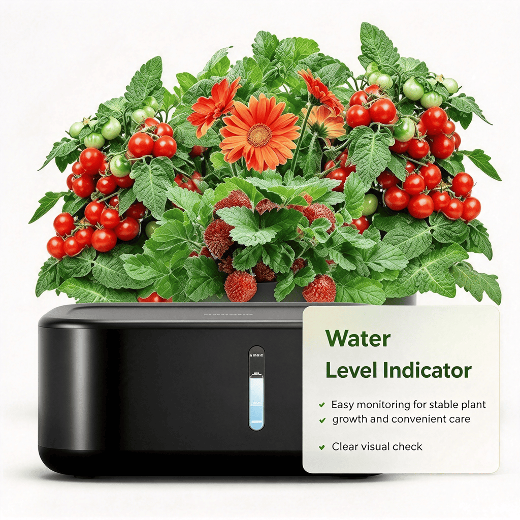 Indoor Hydroponic Herb Garden Kit - 10-Pod Countertop Grow System with LED Grow Light & Timer – photo 4