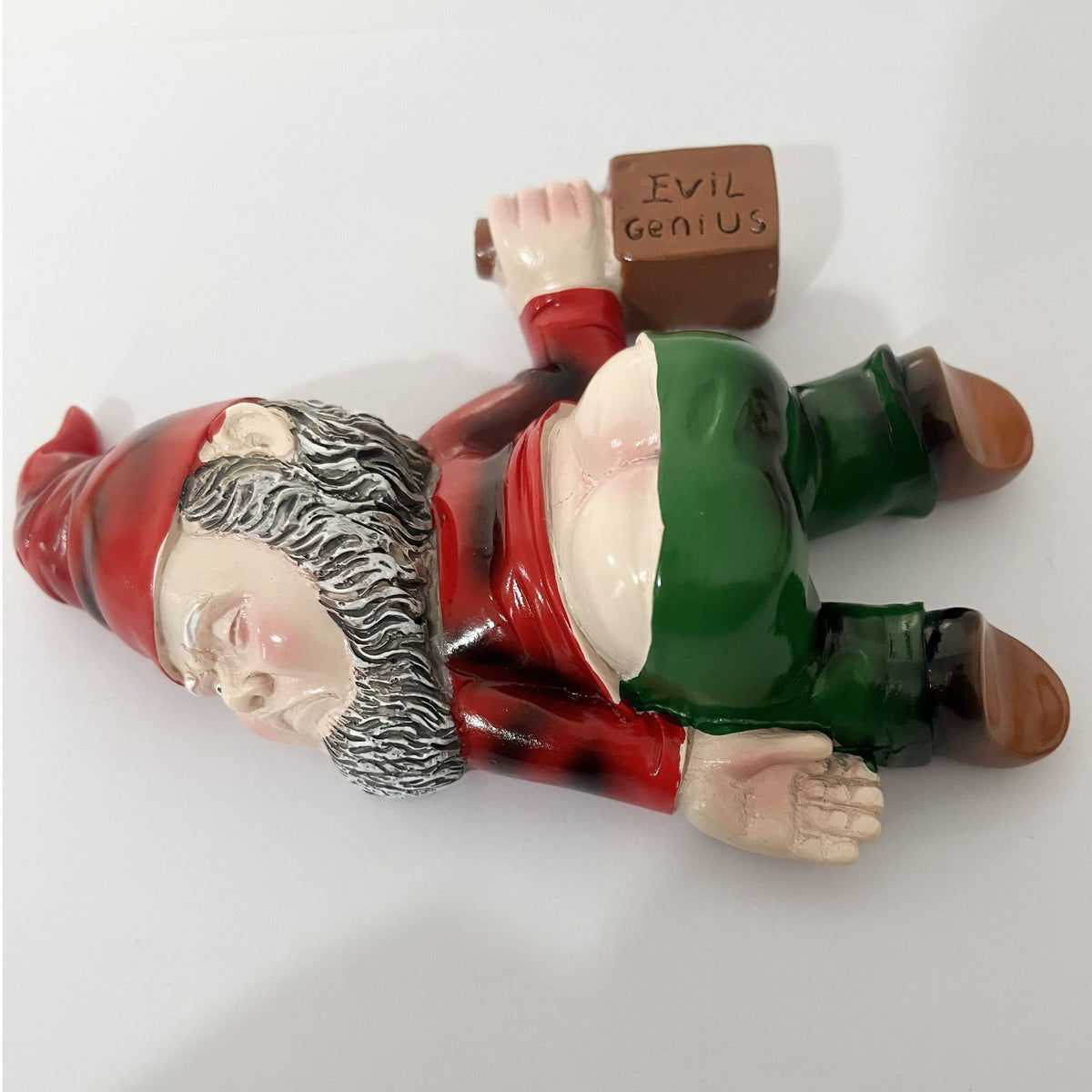 Funny Drunk Garden Gnome Statue – 5.9" Weatherproof Resin – photo 7