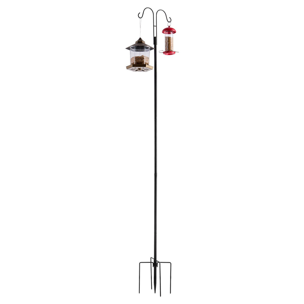 Double Shepherd's Hooks, 8-Pack – 76" Heavy-Duty Bird Feeder Poles – photo 4