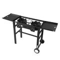 2-Burner Outdoor Propane Gas Stove – 150,000 BTU