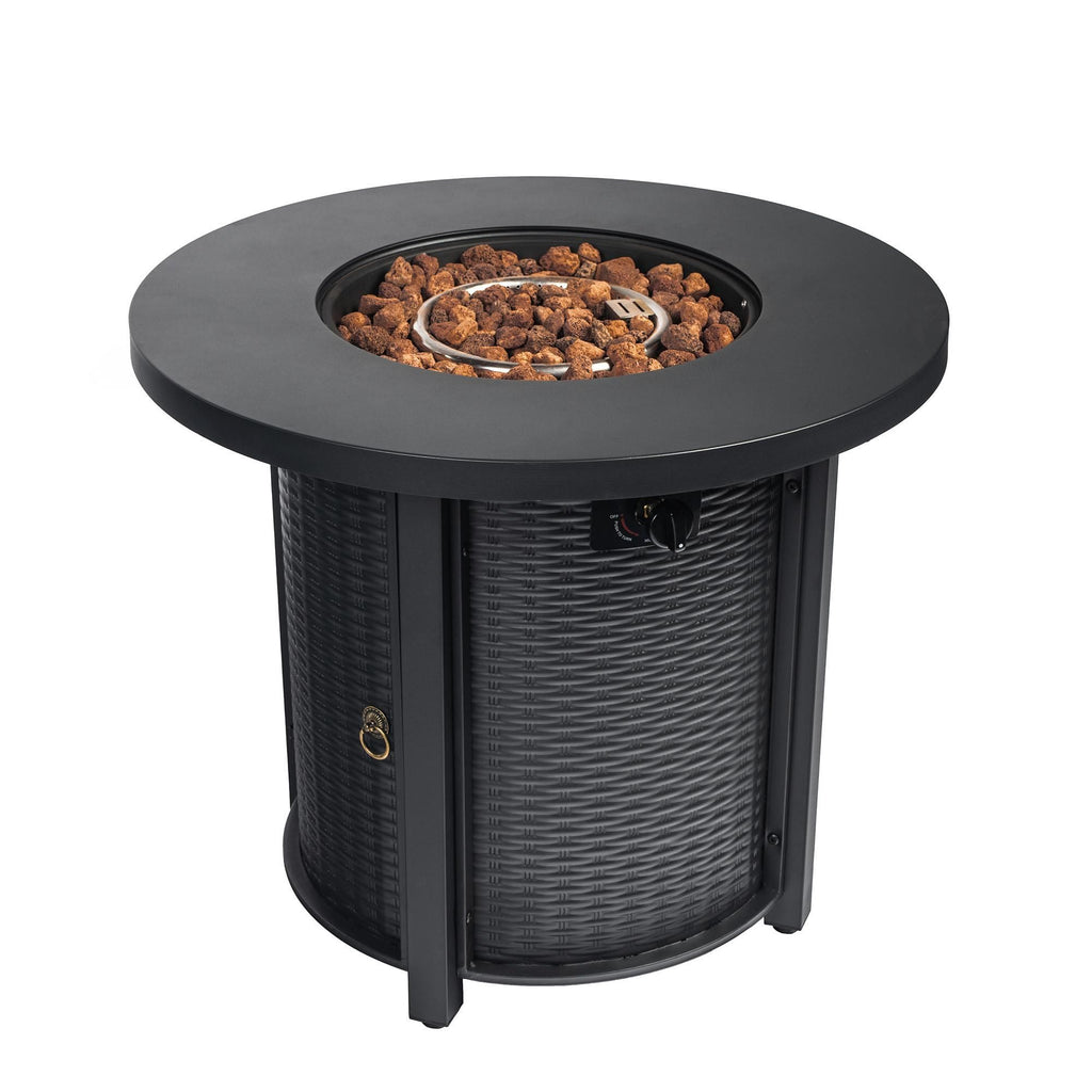30" Round Propane Fire Pit Table – 40,000 BTU – view 5