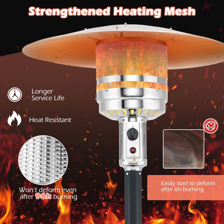50,000 BTU Propane Patio Heater with Drink Table – view 12