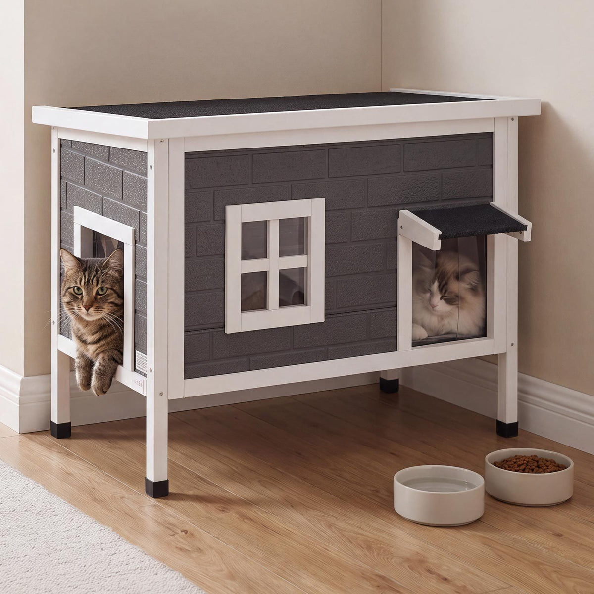 Heated Outdoor Cat House for 1–3 Cats – view 8