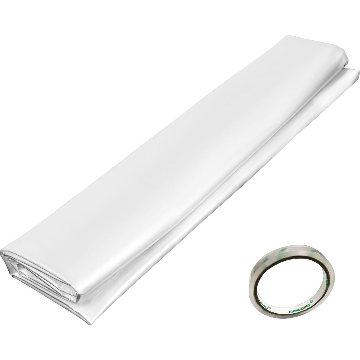 Greenhouse Plastic Film 24' x 50' – 6 Mil Clear UV-Resistant Polyethylene Cover