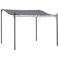 10 x 10 ft Gray Patio Gazebo Canopy
