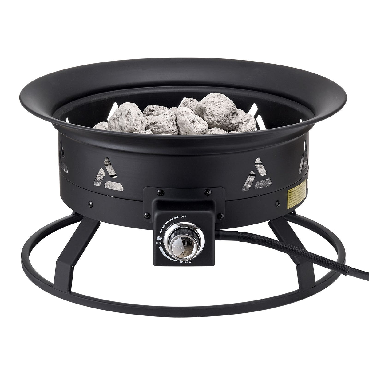 Portable Propane Fire Pit – 24 in, 58,000 BTU – view 11