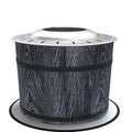Smokeless Portable Fire Pit with Mat – Black