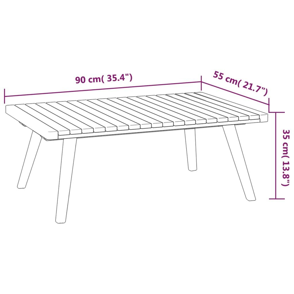 8-Piece Solid Acacia Wood Patio Lounge Set with Cushions – photo 8