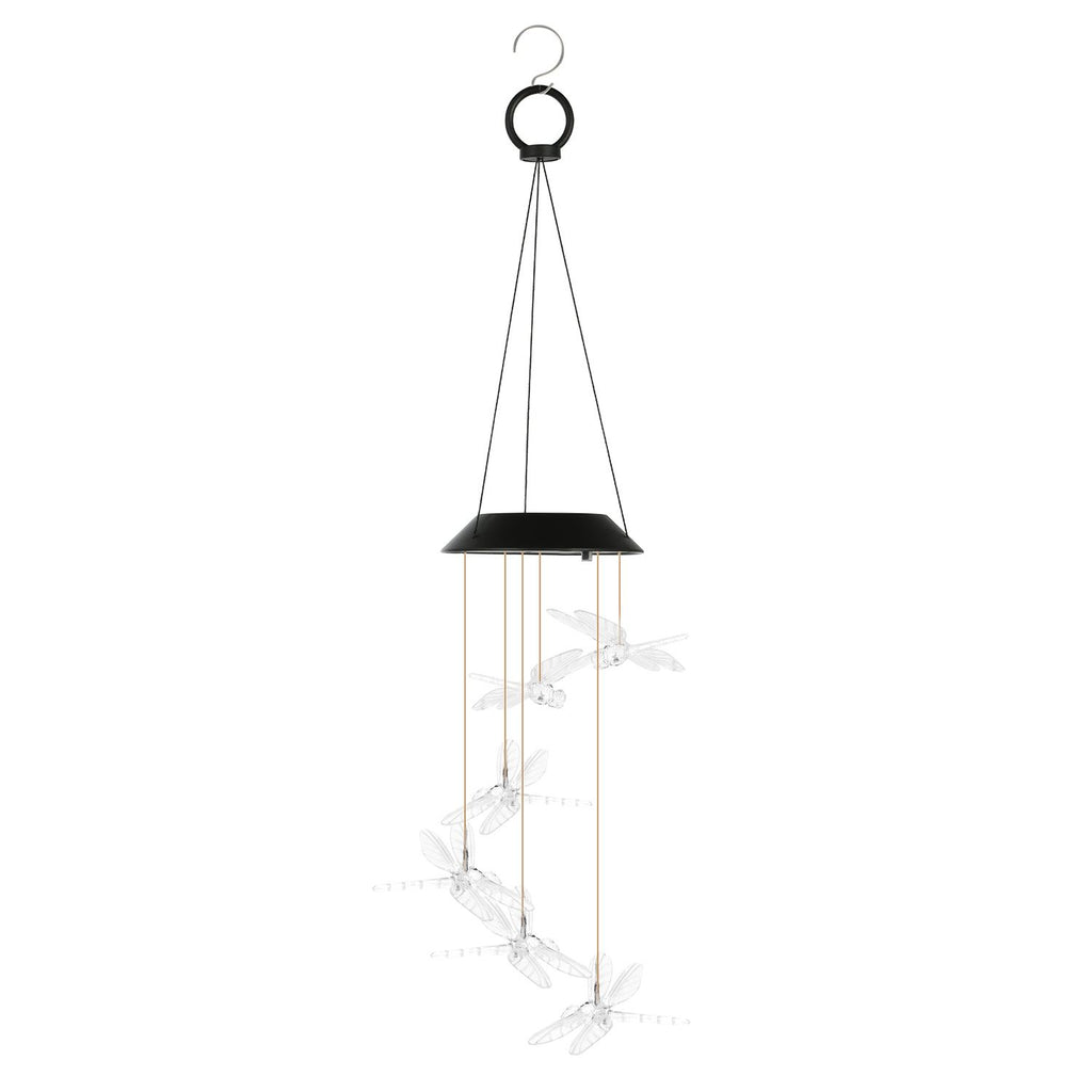 Solar Dragonfly Wind Chimes, 2-Pack – 7-Color Changing LED, IPX4 Waterproof – photo 13