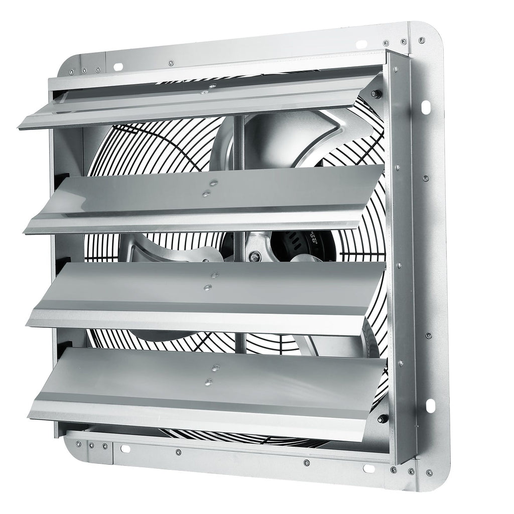 16" Greenhouse Shutter Exhaust Fan – 2000 CFM Wall Mount – photo 7