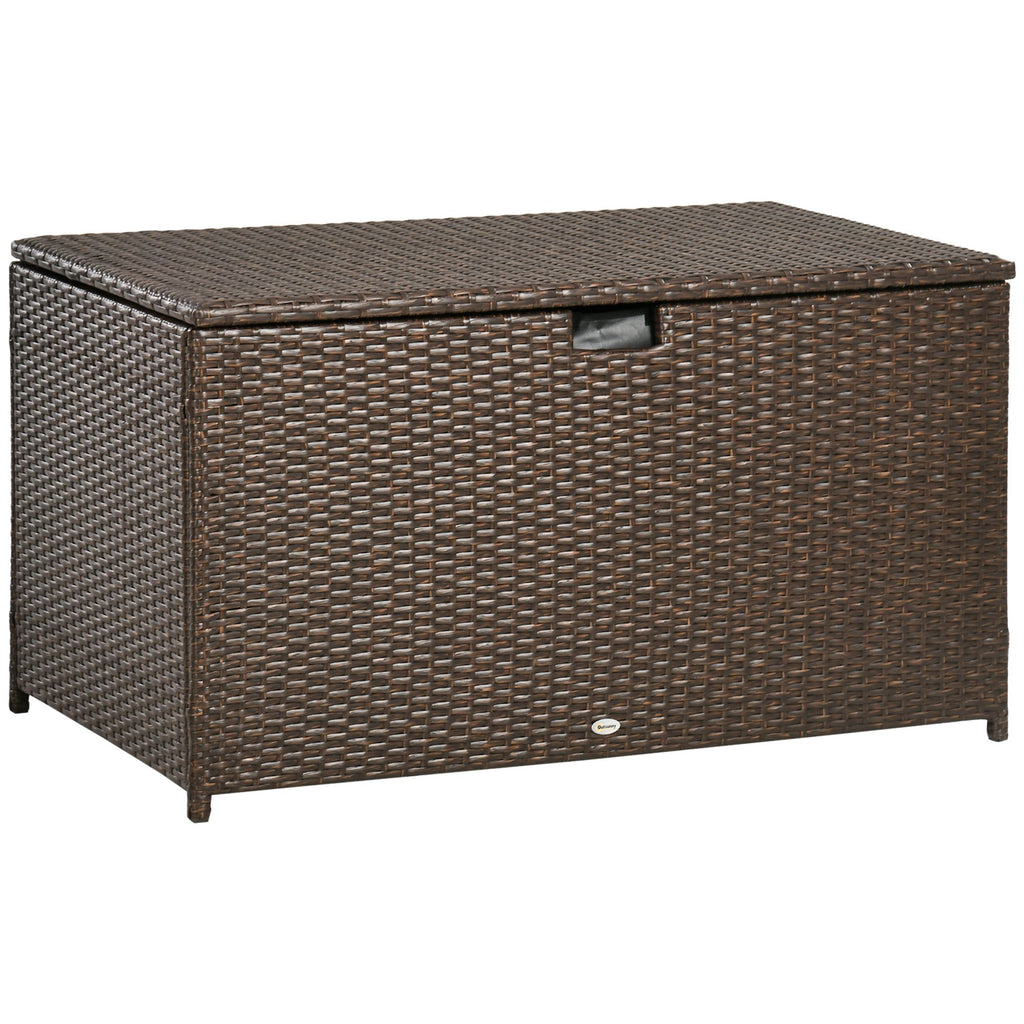113 Gallon Wicker Deck Box with Liner
