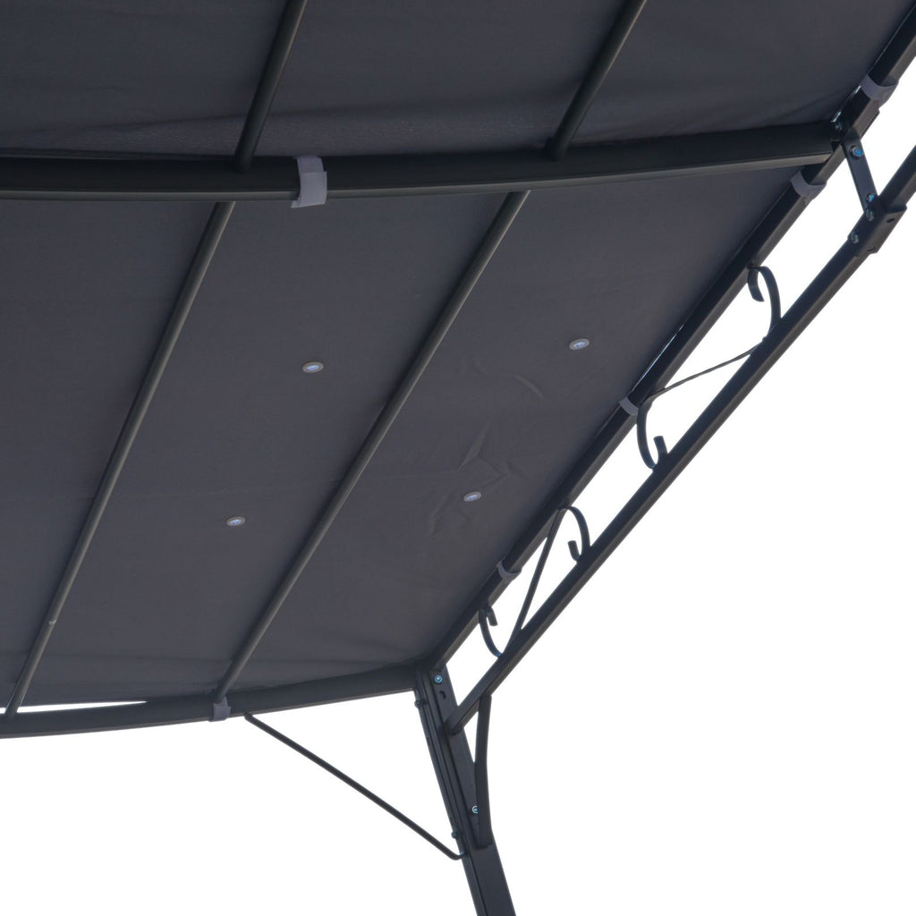 10 x 10 ft Gray Patio Gazebo Canopy – view 8