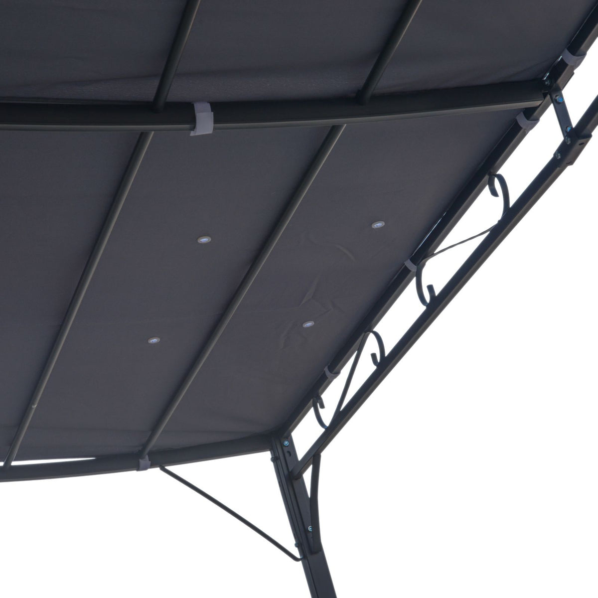 10 x 10 ft Gray Patio Gazebo Canopy – view 8