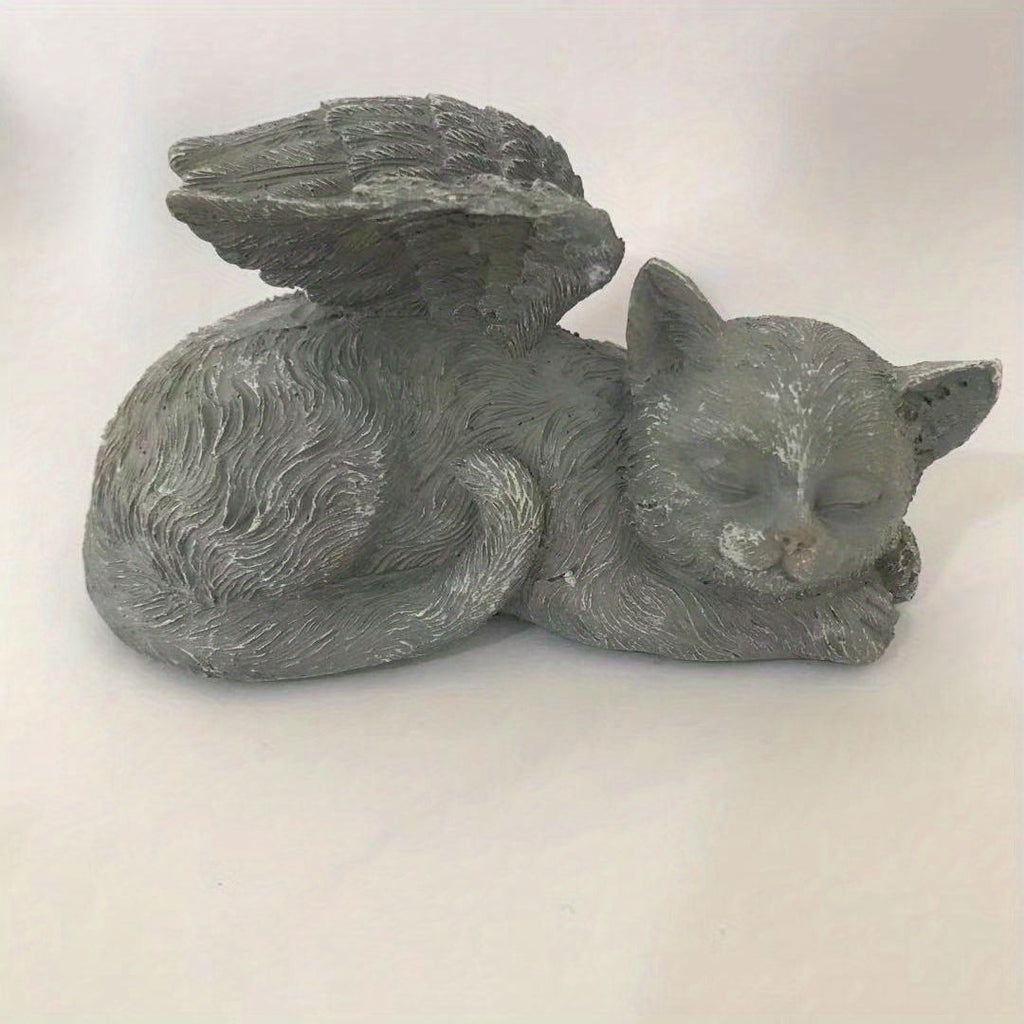 Angel Pet Memorial Statue – Dog or Cat Garden Grave Marker – photo 9