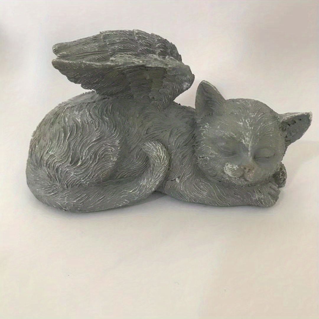 Angel Pet Memorial Statue – Dog or Cat Garden Grave Marker – photo 9