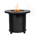 30" Round Propane Fire Pit Table – 40,000 BTU