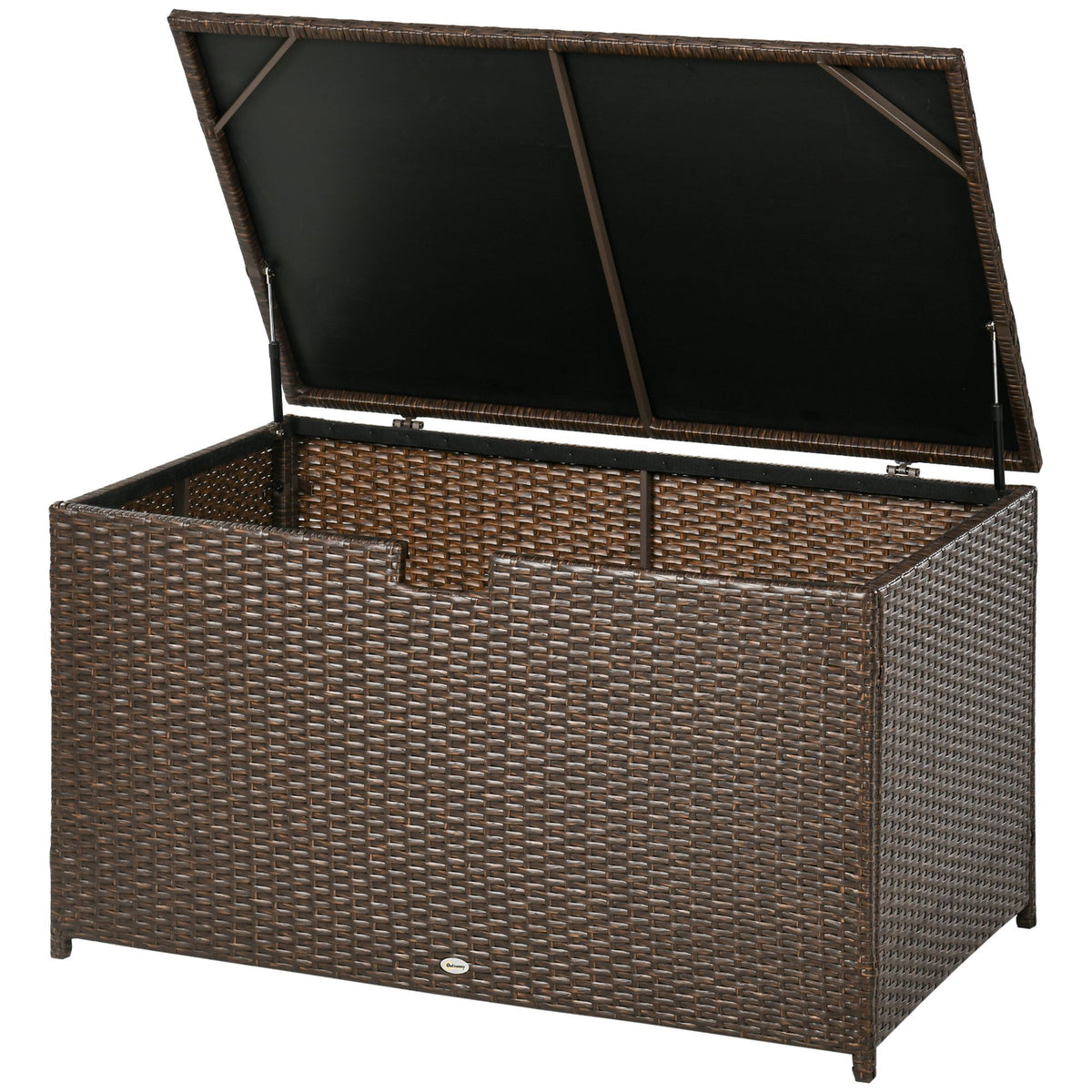 113 Gallon Wicker Deck Box with Liner – view 11