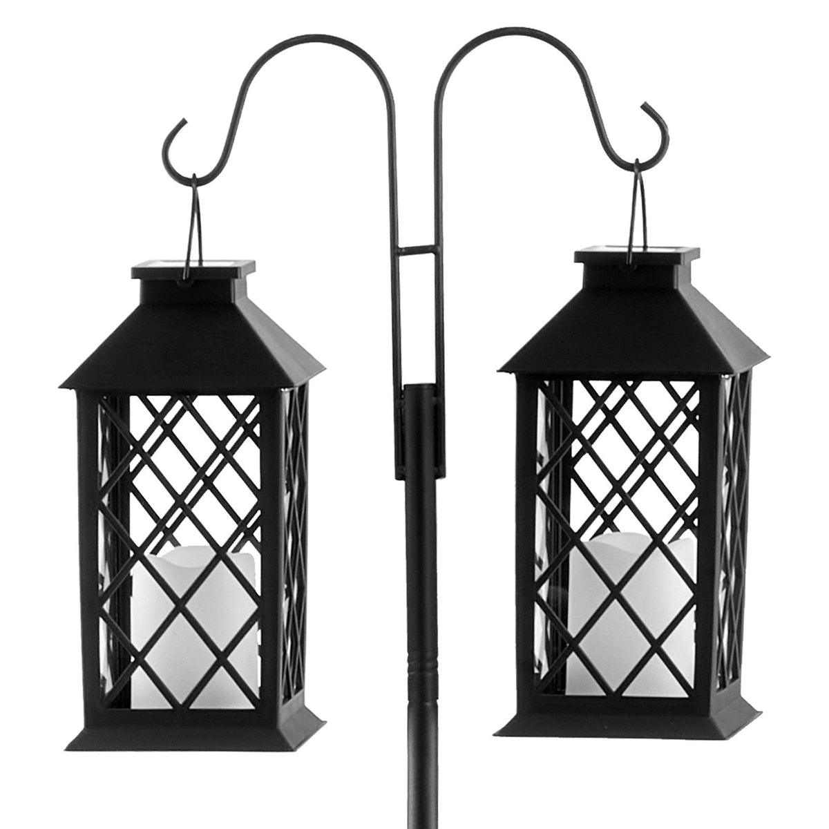 Double Shepherd's Hooks, 8-Pack – 76" Heavy-Duty Bird Feeder Poles – photo 6