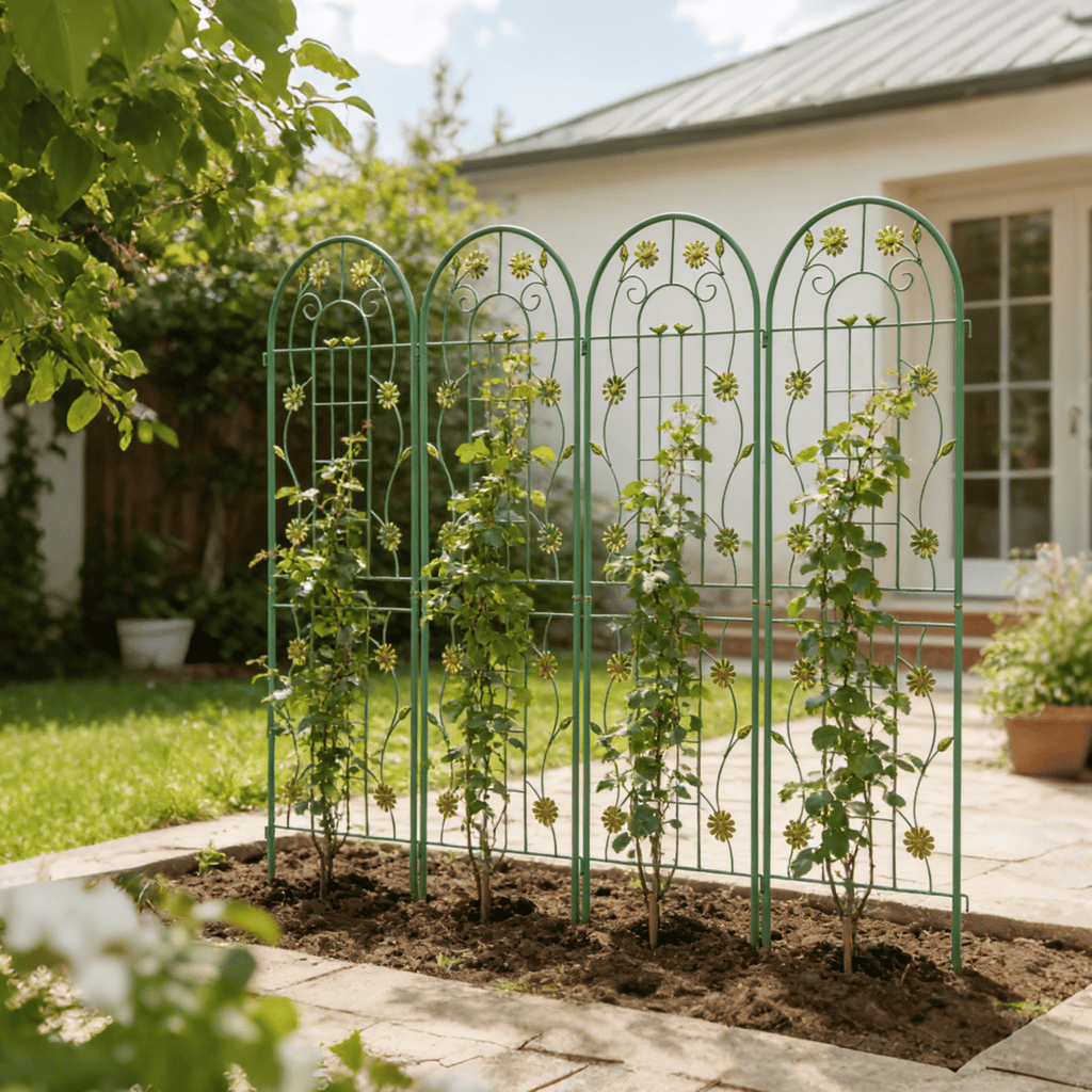 Metal Garden Trellis, 2-Pack – 71" x 19.7" Rustproof Climbing Plant Support – photo 6