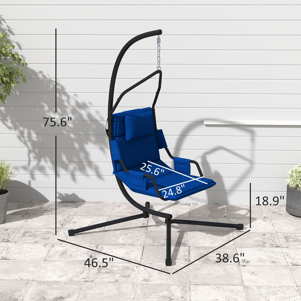 Hammock Chair with Stand & Cushion – view 3