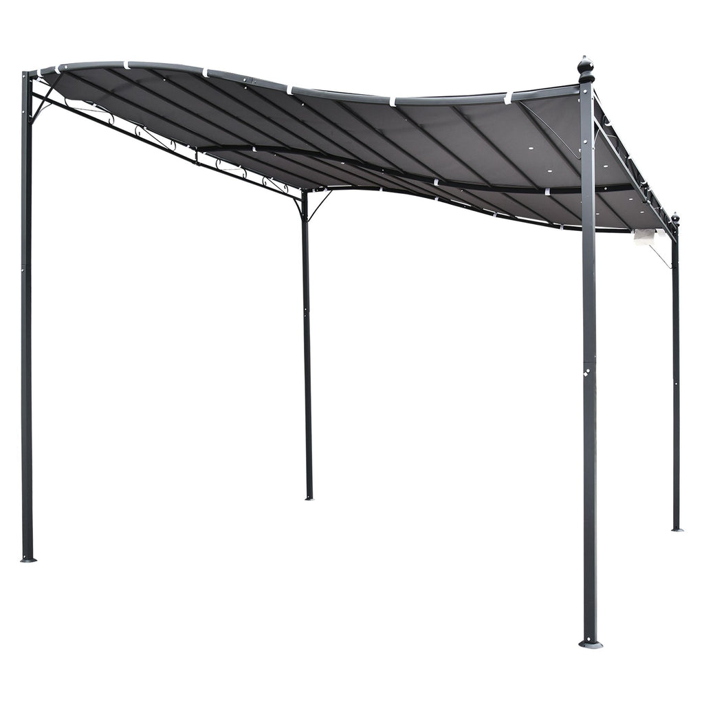 10 x 10 ft Gray Patio Gazebo Canopy – view 11