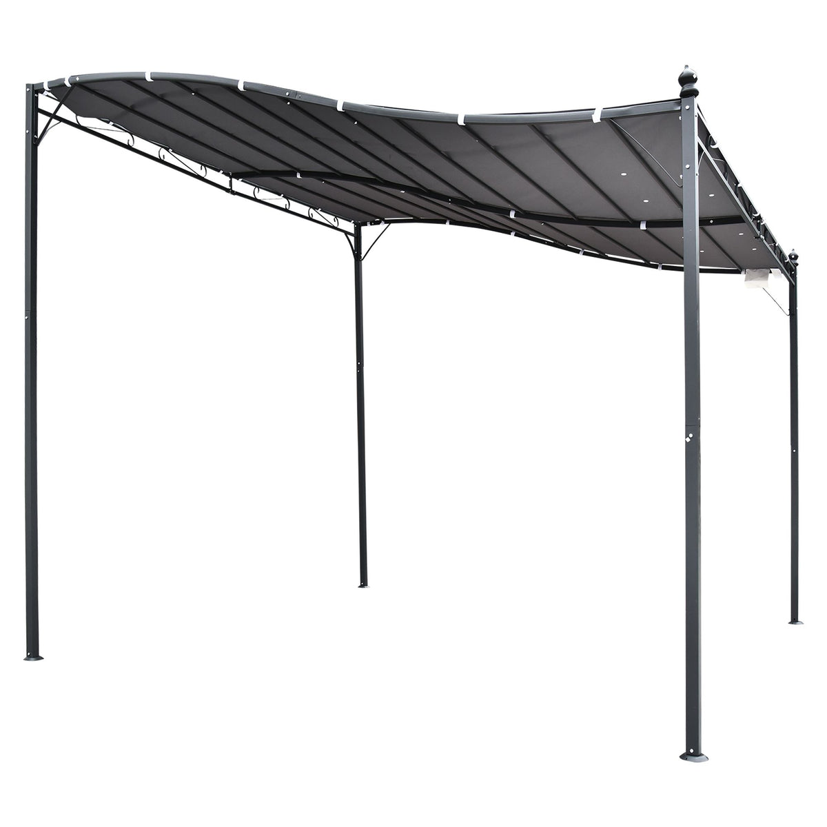 10 x 10 ft Gray Patio Gazebo Canopy – view 11
