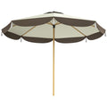 9 ft Patio Market Umbrella – UPF 50+, 8 Ribs