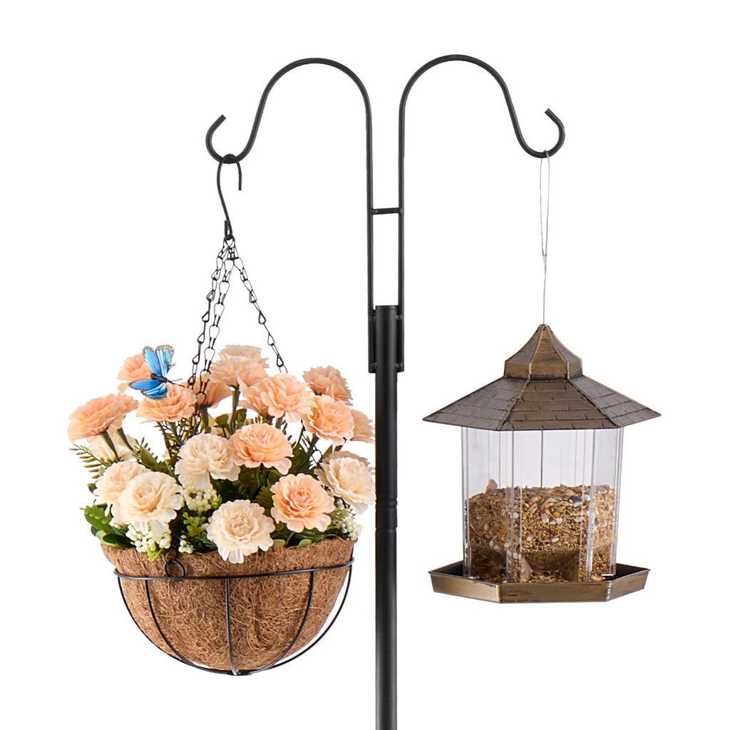 Double Shepherd's Hooks, 8-Pack – 76" Heavy-Duty Bird Feeder Poles – photo 7