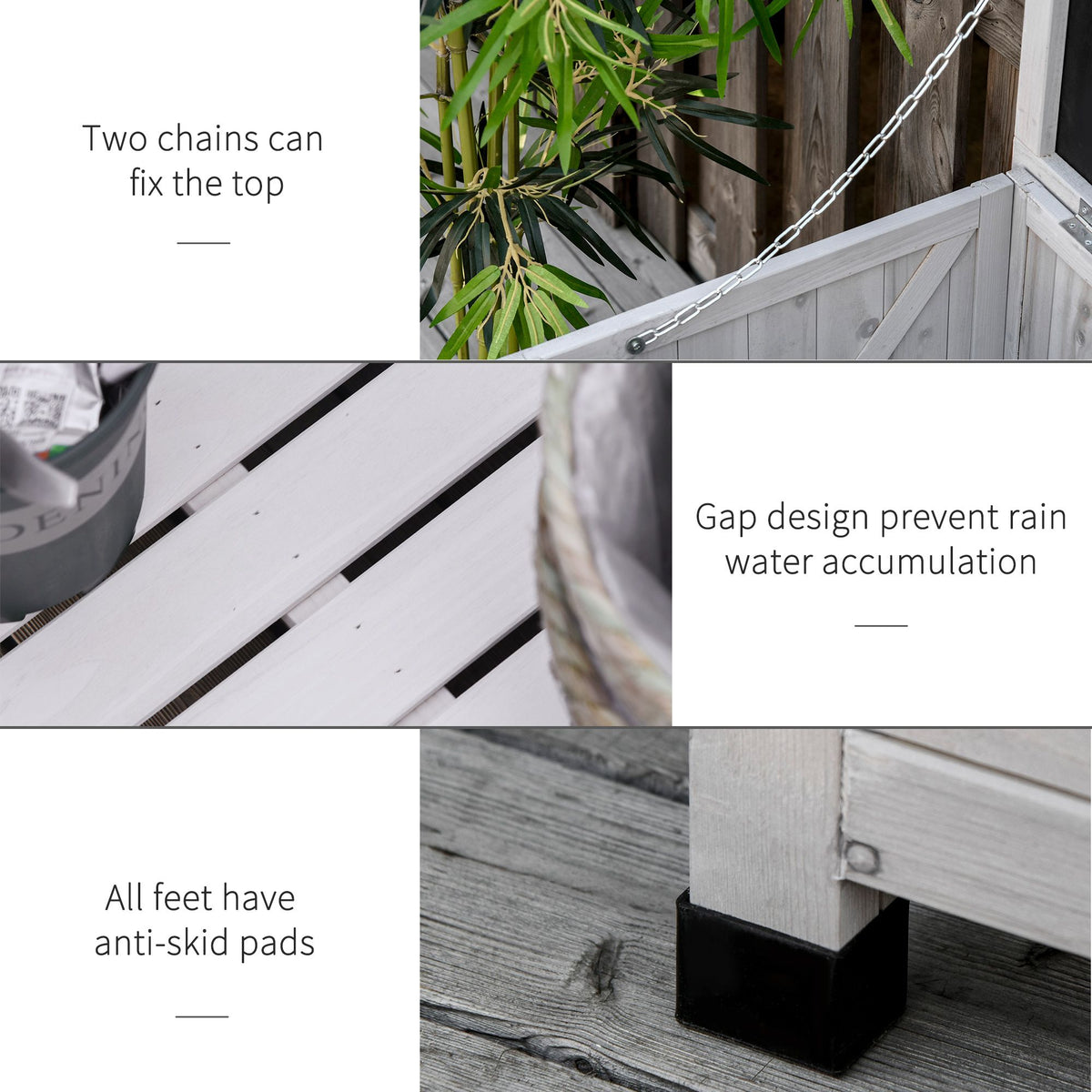 75 Gallon Wooden Deck Storage Box – view 7
