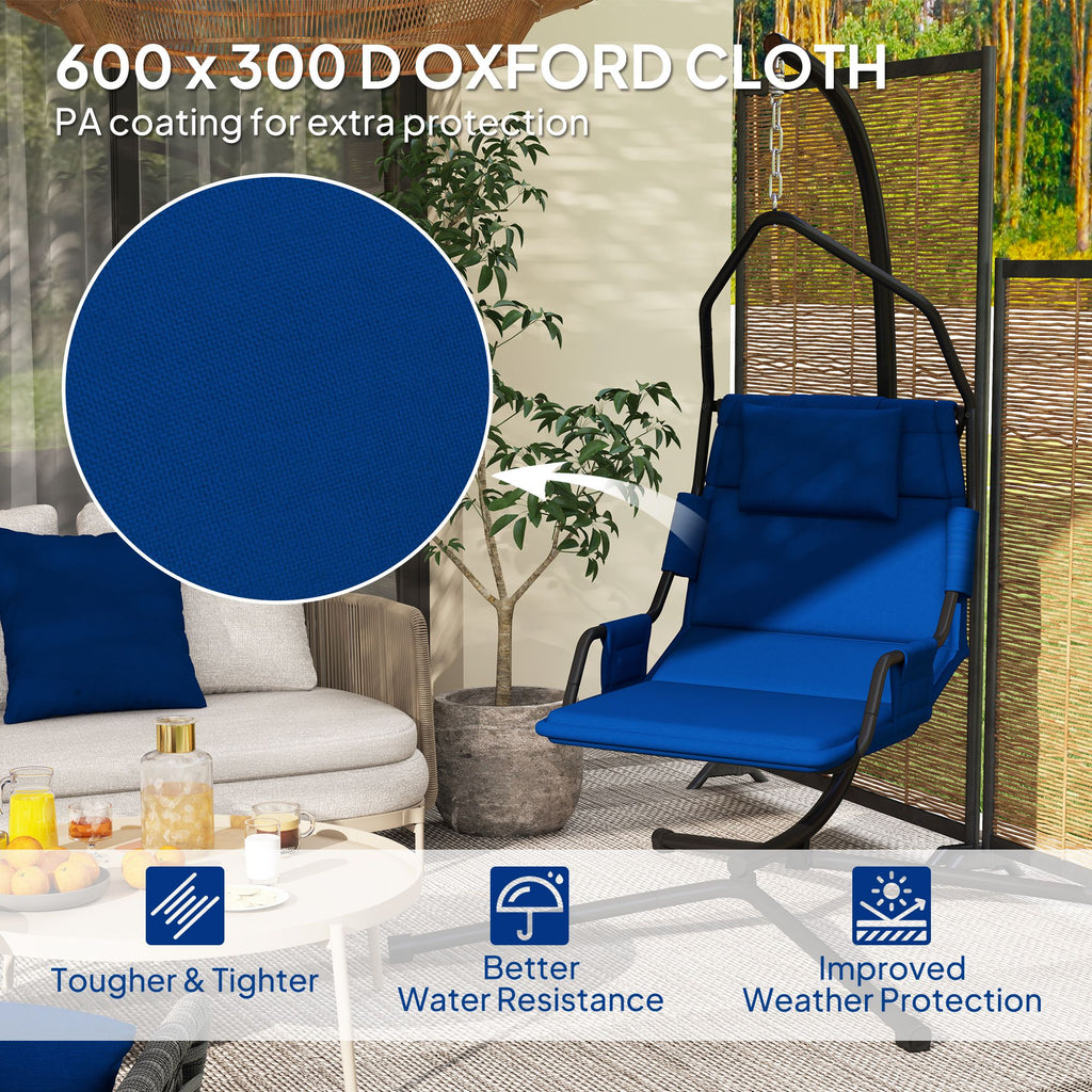Hammock Chair with Stand & Cushion – view 6