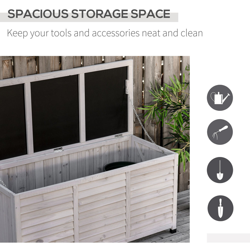 75 Gallon Wooden Deck Storage Box – view 6