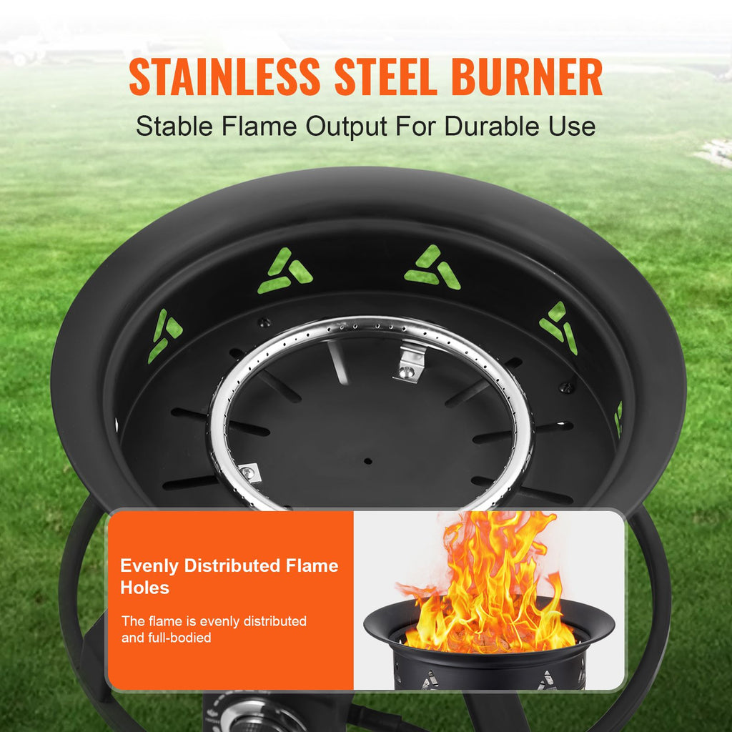 Portable Propane Fire Pit – 24 in, 58,000 BTU – view 3