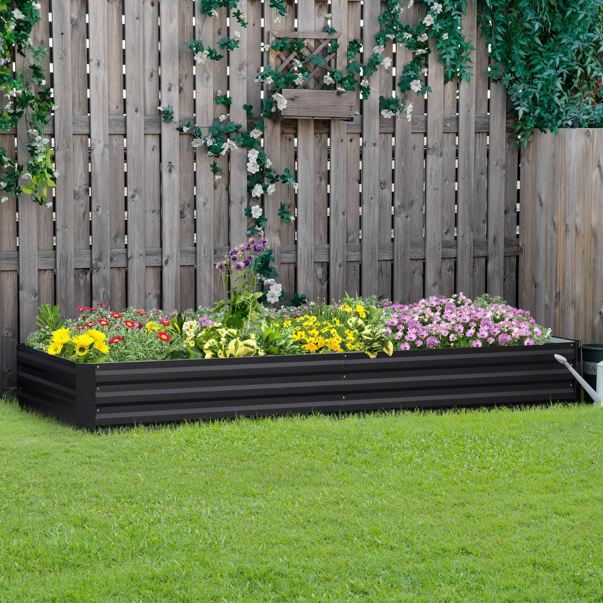 Galvanized Raised Garden Bed – 95 x 36 x 12 in – view 12