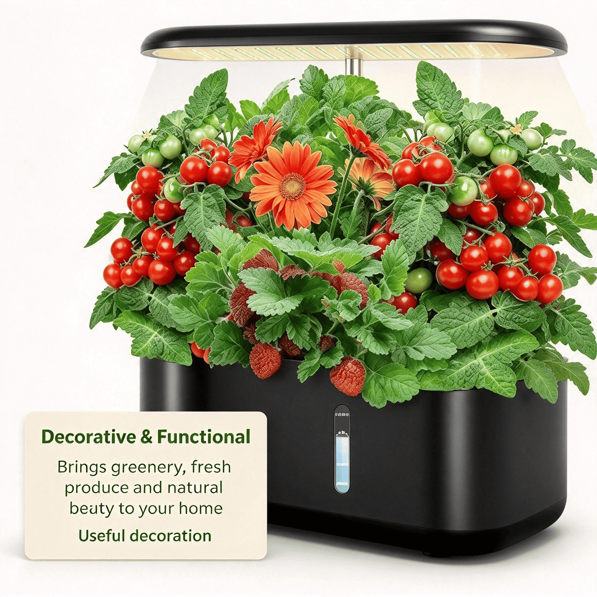 Indoor Hydroponic Herb Garden Kit - 10-Pod Countertop Grow System with LED Grow Light & Timer – photo 6