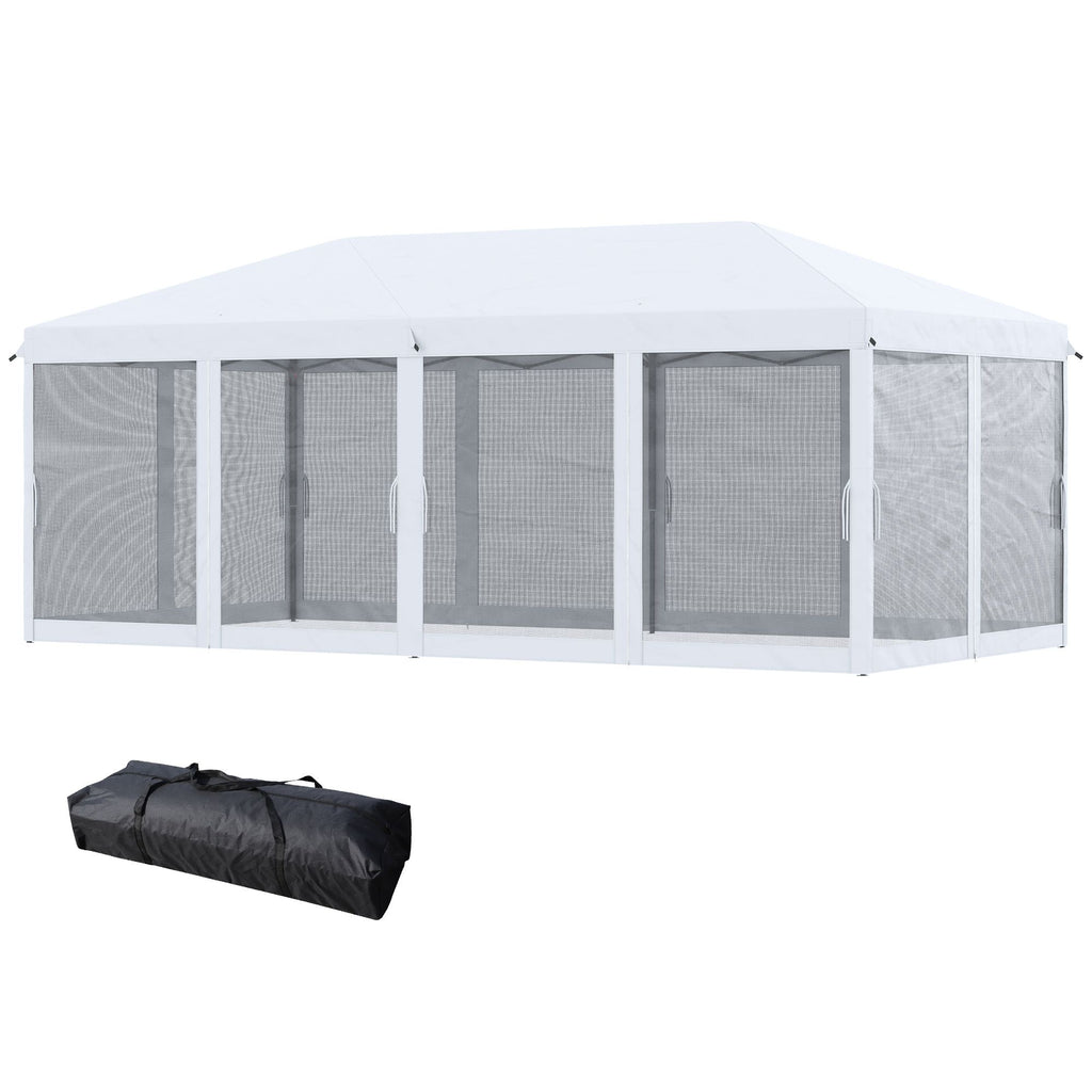 10 x 20 ft Pop-Up Canopy Event Tent with Sidewalls – view 11