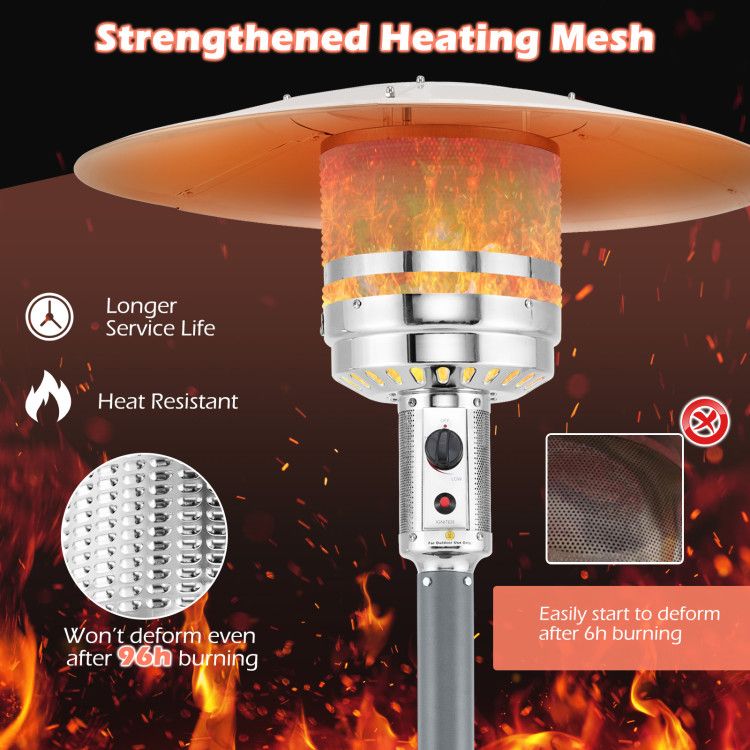 50,000 BTU Propane Patio Heater with Drink Table – view 25