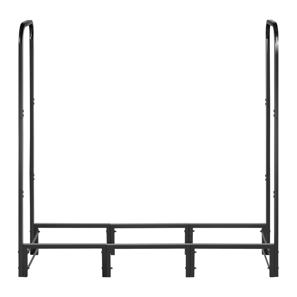 4 ft Firewood Rack with Waterproof Cover – 1/4 Cord Steel Log Holder – photo 8