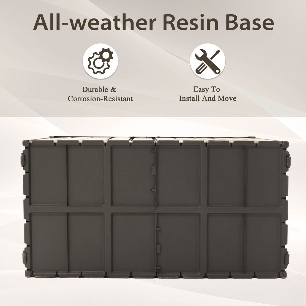 120 Gallon Lockable Outdoor Deck Box – view 8