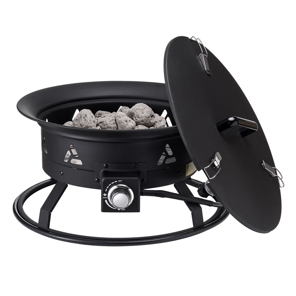 Portable Propane Fire Pit – 24 in, 58,000 BTU