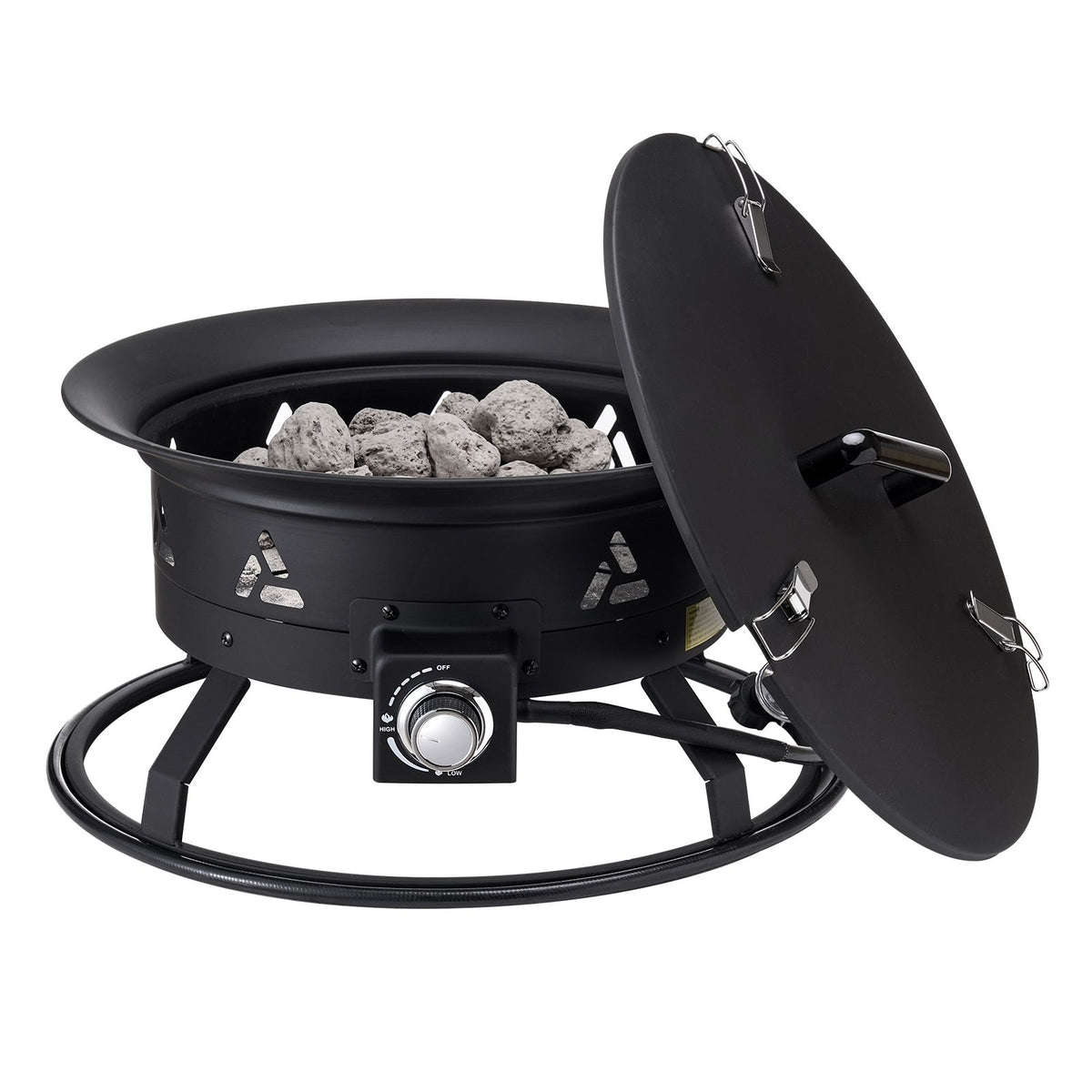 Portable Propane Fire Pit – 24 in, 58,000 BTU