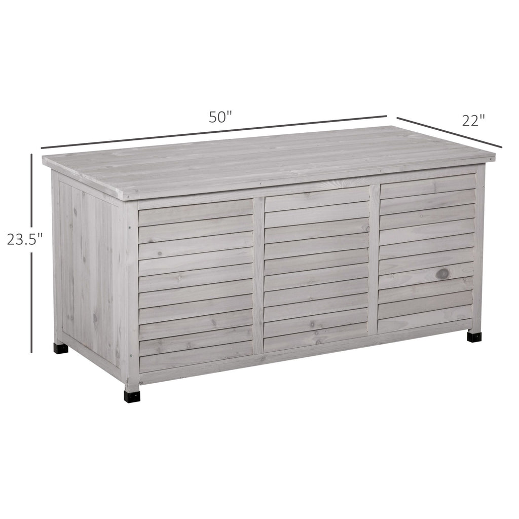 75 Gallon Wooden Deck Storage Box – view 3