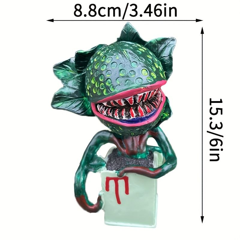 Piranha Plant Garden Statue – Spooky Carnivorous Flower Halloween Decor – photo 4