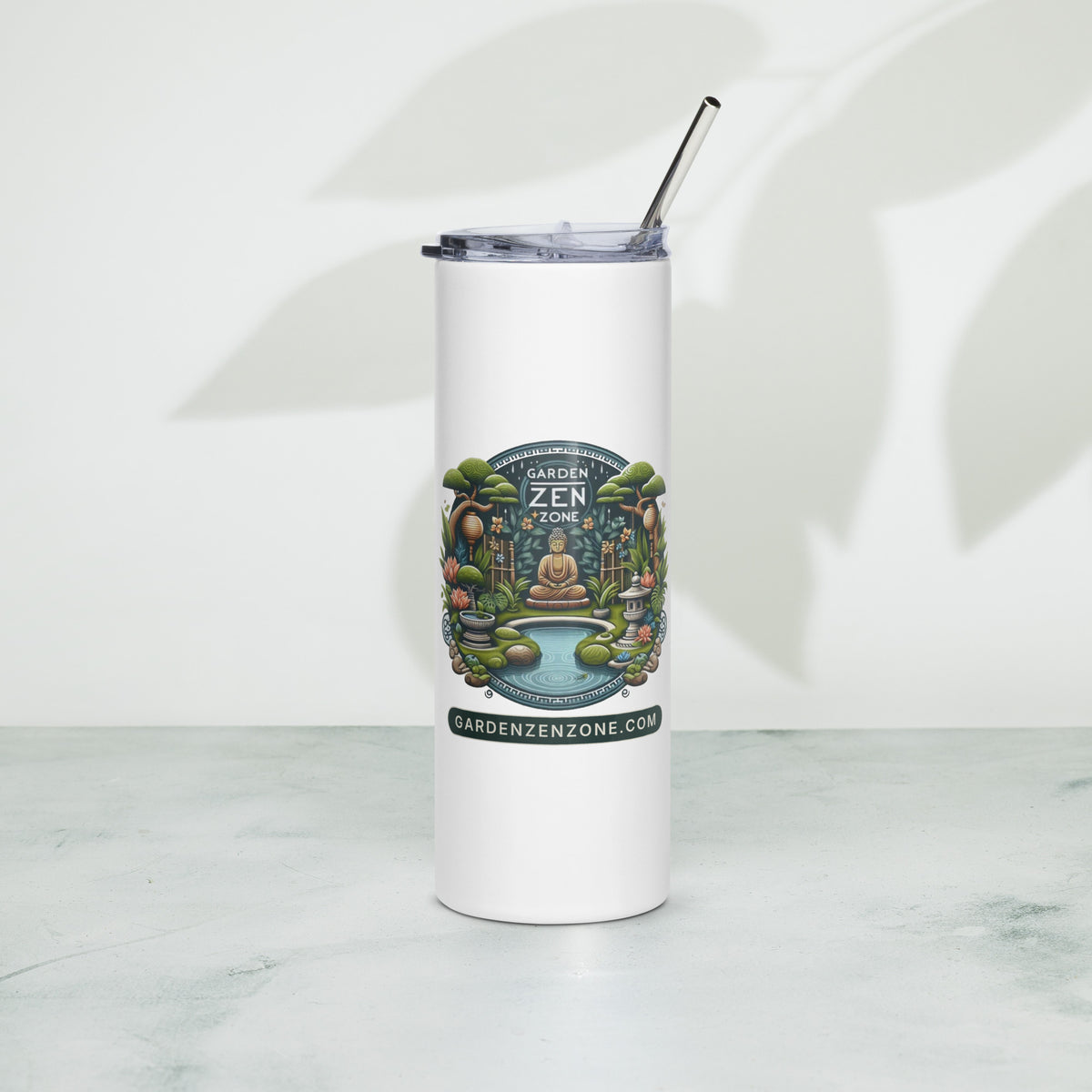 Garden Zen Zone 20 oz stainless steel tumbler – view 9
