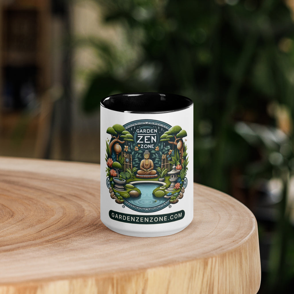 Big 15 oz Garden Zen Zone logo mug
