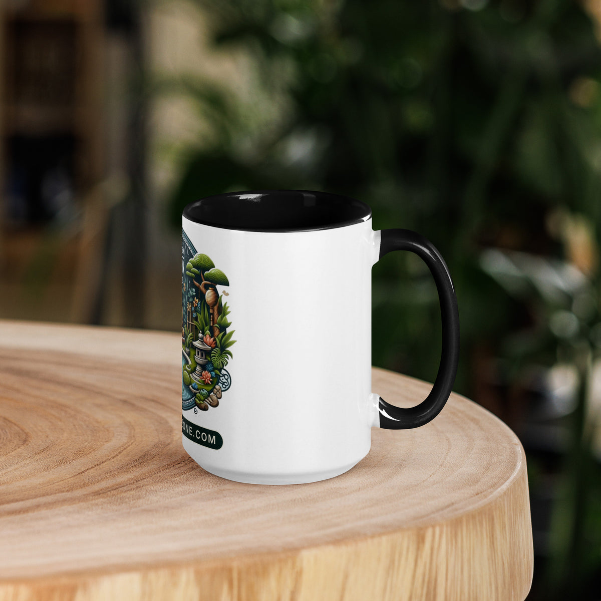 Big 15 oz Garden Zen Zone logo mug – view 3