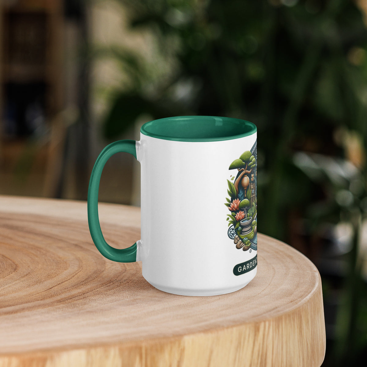 Big 15 oz Garden Zen Zone logo mug – view 5