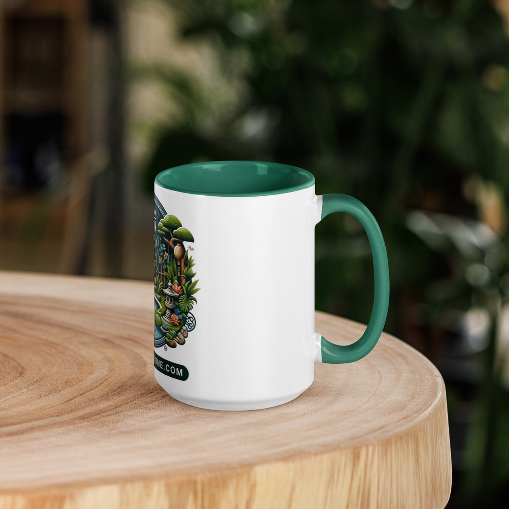 Big 15 oz Garden Zen Zone logo mug – view 6